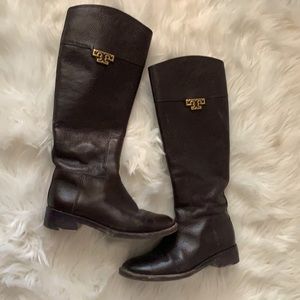 Tory Burch riding boots - gently worn